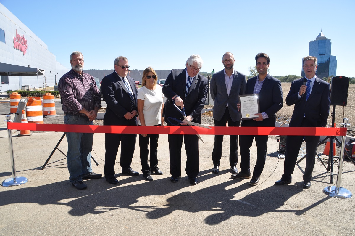 The groundbreaking ceremony for One Sharp Plaza in Mahwah, N.J.