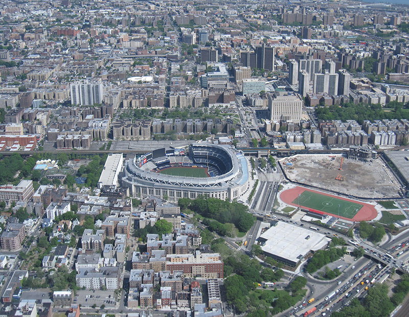 Bronx, N.Y. aerial view