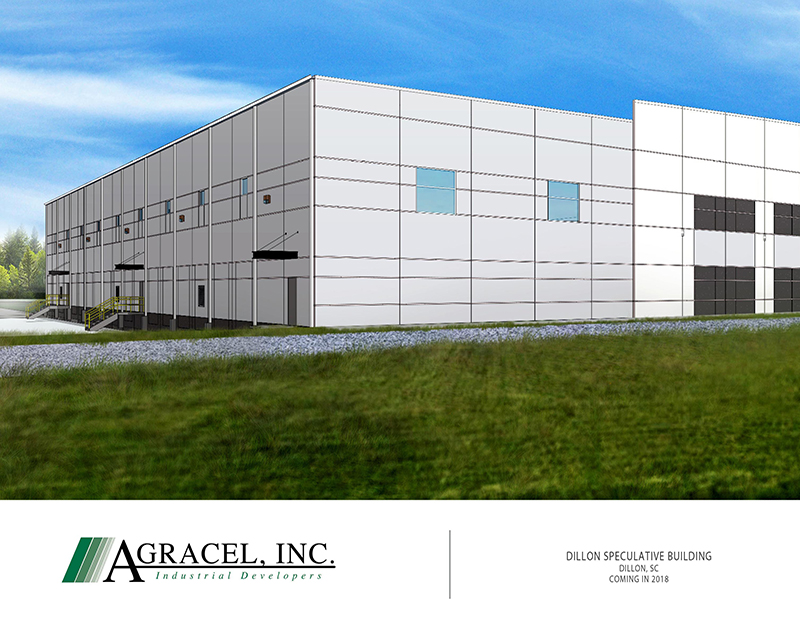 Rendering of Spec Building, Dillon County, S.C.