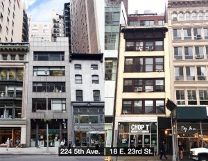 224 Fifth Ave. and 18 E. 23rd St. in NYC