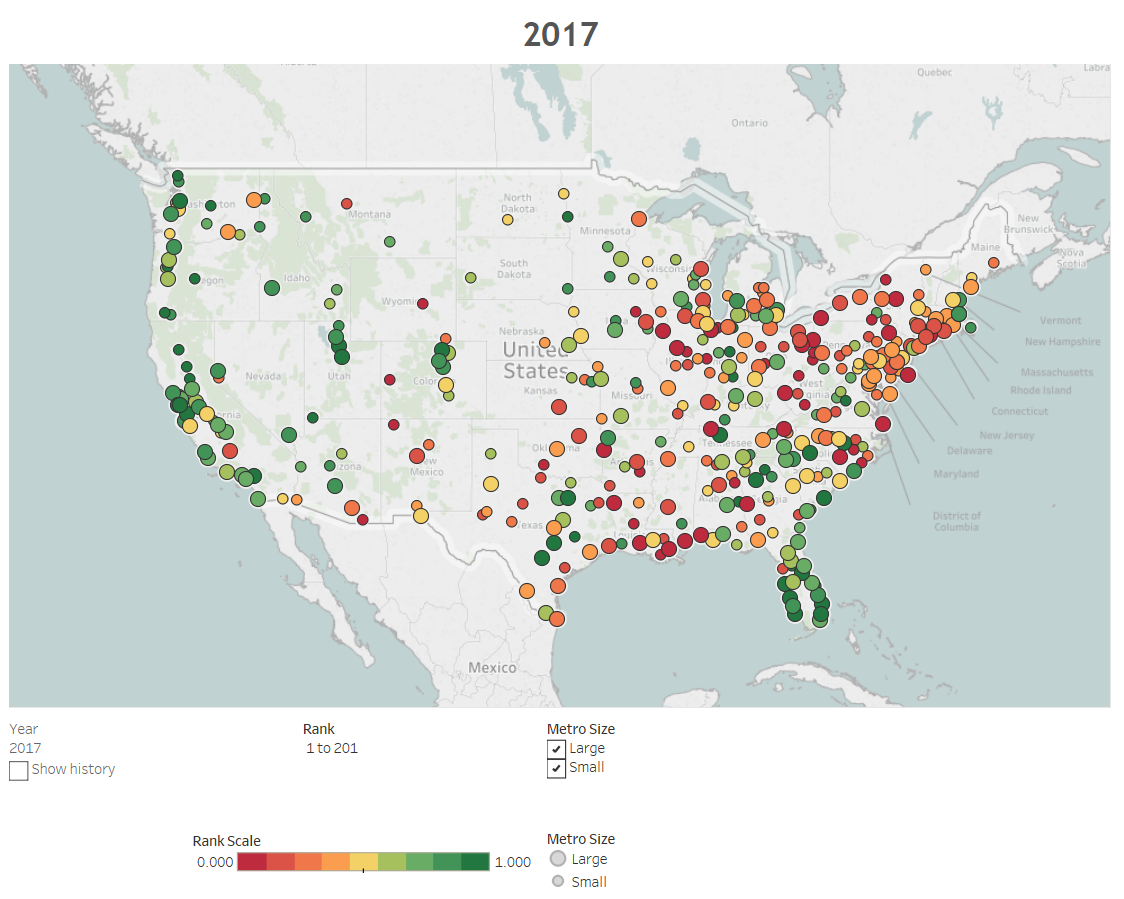 Source: Milken Institute Best-Performing Cities 2017