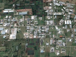 Satellite view of Parque Industrial Pilar
