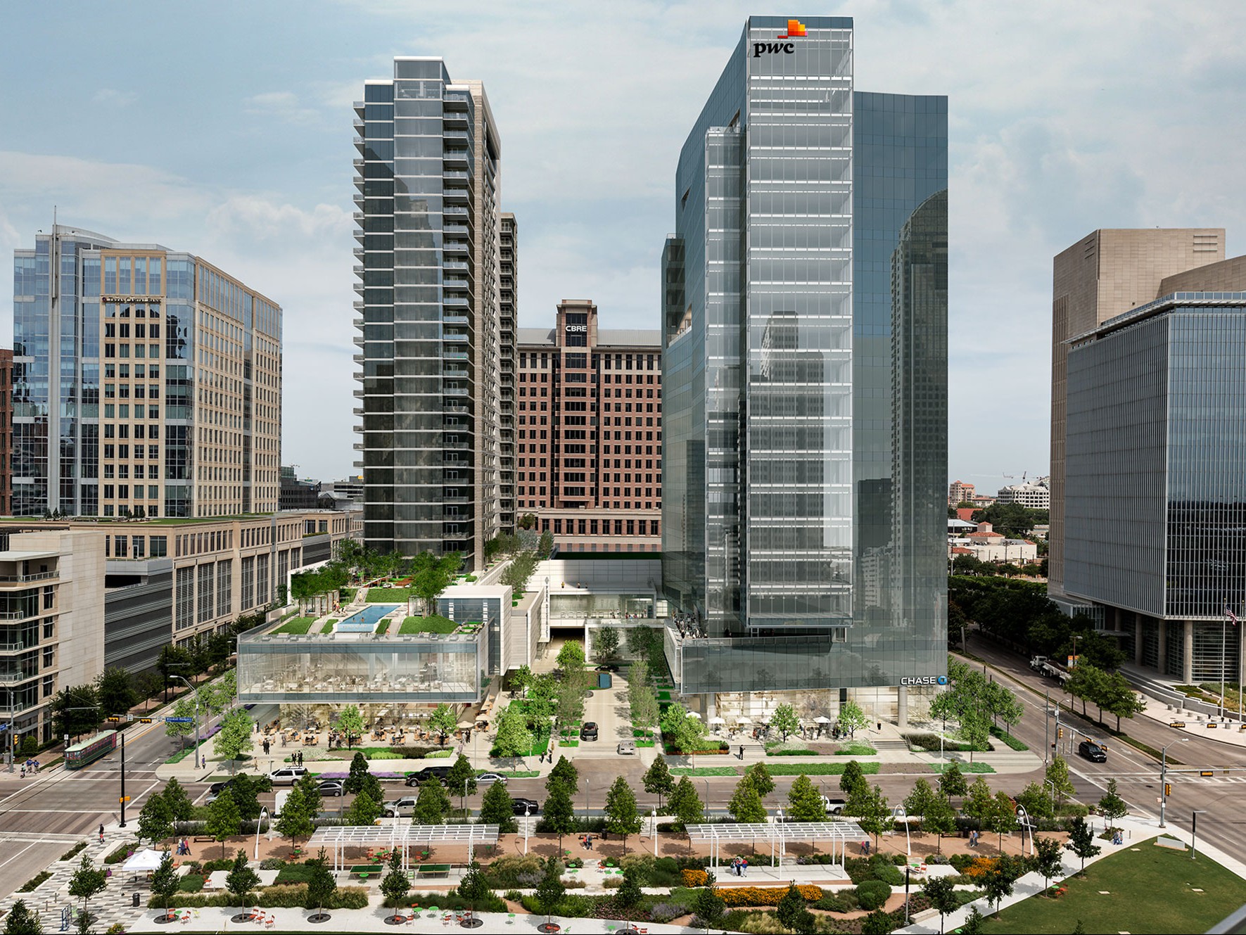 Rendering of Park District in Dallas