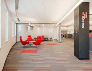 Interior common area at Lenovo Enterprise Campus