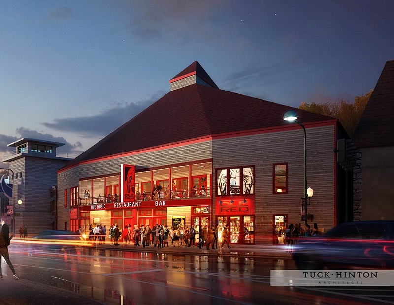 Exterior rendering of the Ole Red Gatlinburg