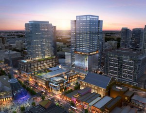 Rendering of Fifth + Broadway in Nashville, Tenn.
