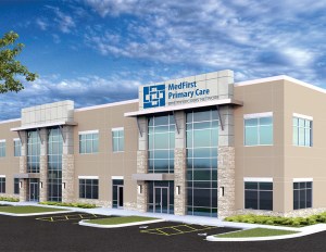 Rendering of Hunter Medical Plaza in San Marcos, Texas