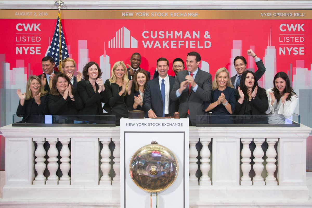 Cushman & Wakefield, NYSE bell ringing