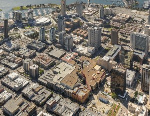 Horton Plaza, aerial view