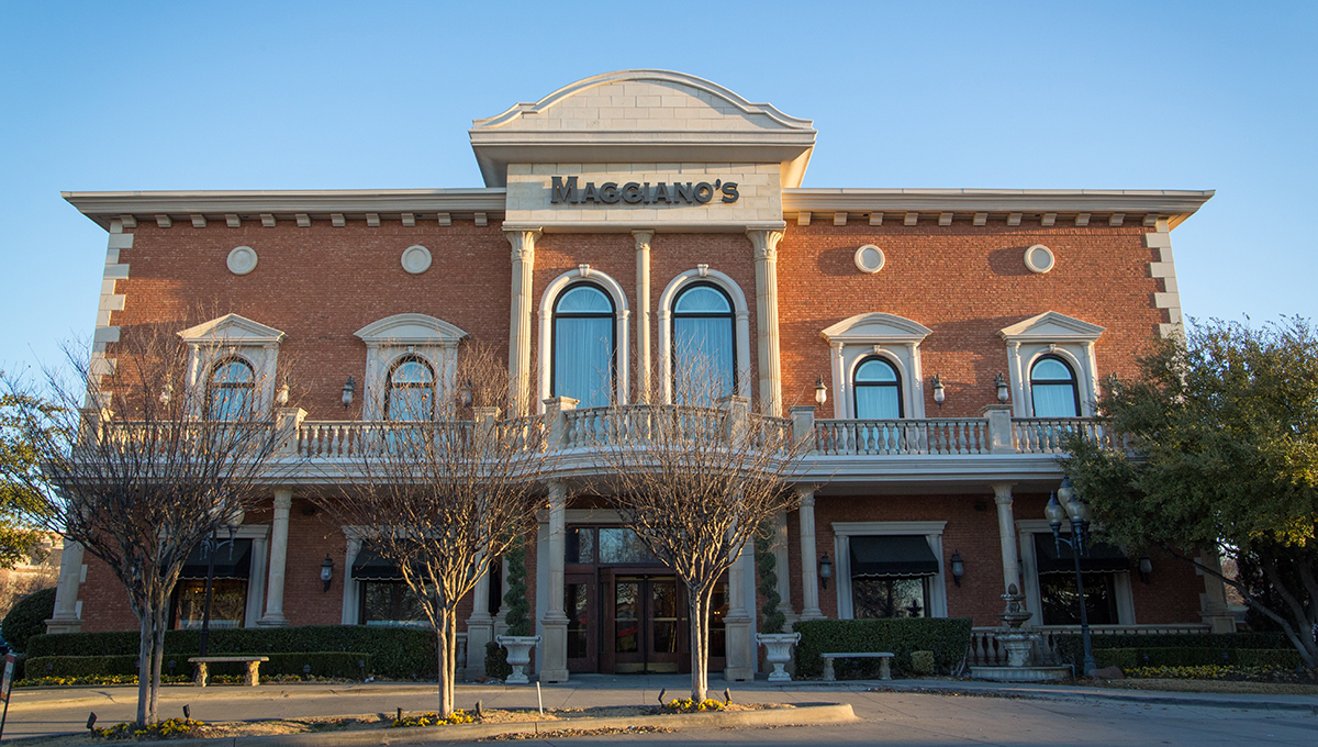 Brinker signed a deal last year to sell as many as 50 properties to SunTrust Equity Funding LLC for as much as $159 million. That deal was expected to include a number Maggiano’s Little Italy locations. Photo courtesy of Brinker International
