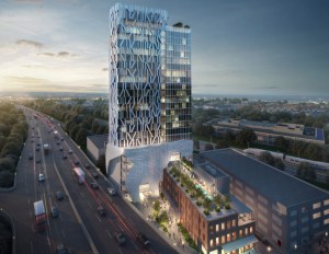 TRYP Hotel by Wyndham. Image courtesy of Gregory Sharp Architects