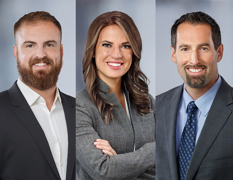 (From left to right) Bradyn McCullough, Jessica Dwonie, Jeremy Berman, Savills. Images courtesy of Savills