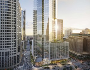 Texas Tower. Rendering courtesy of Hines
