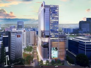 Exterior rendering of Horizon Tower in Houston.