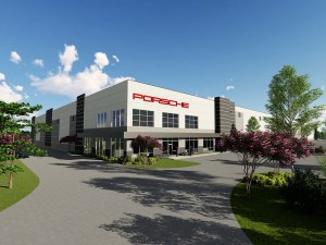 Camp Creek 4850 is a 210,180-square-foot distribution center for Porsche Cars North America in Atlanta, developed by Duke Realty Corp., courtesy of Duke Realty Corp.