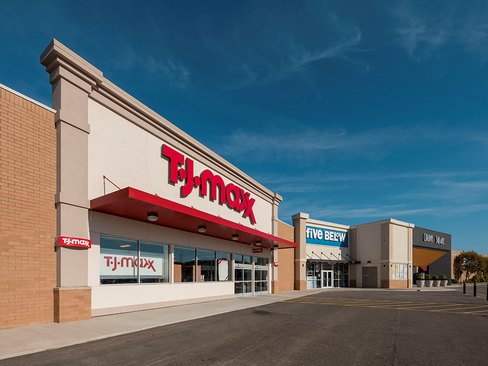 TJ Maxx and Five Below at Colony Square (Zanesville, OH) replaced an Old Navy, as well as a number of small tenants whose spaces were combined. Photo courtesy of Time Equities