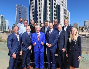 Manchester Financial Group’s team at U.S. Navy’s Region Southwest Headquarters. Image courtesy of Manchester Financial Group LP