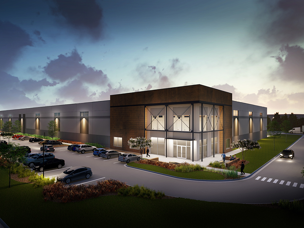 First building completed at Fox Hill Business Park in Fountain Inn, S.C. 
