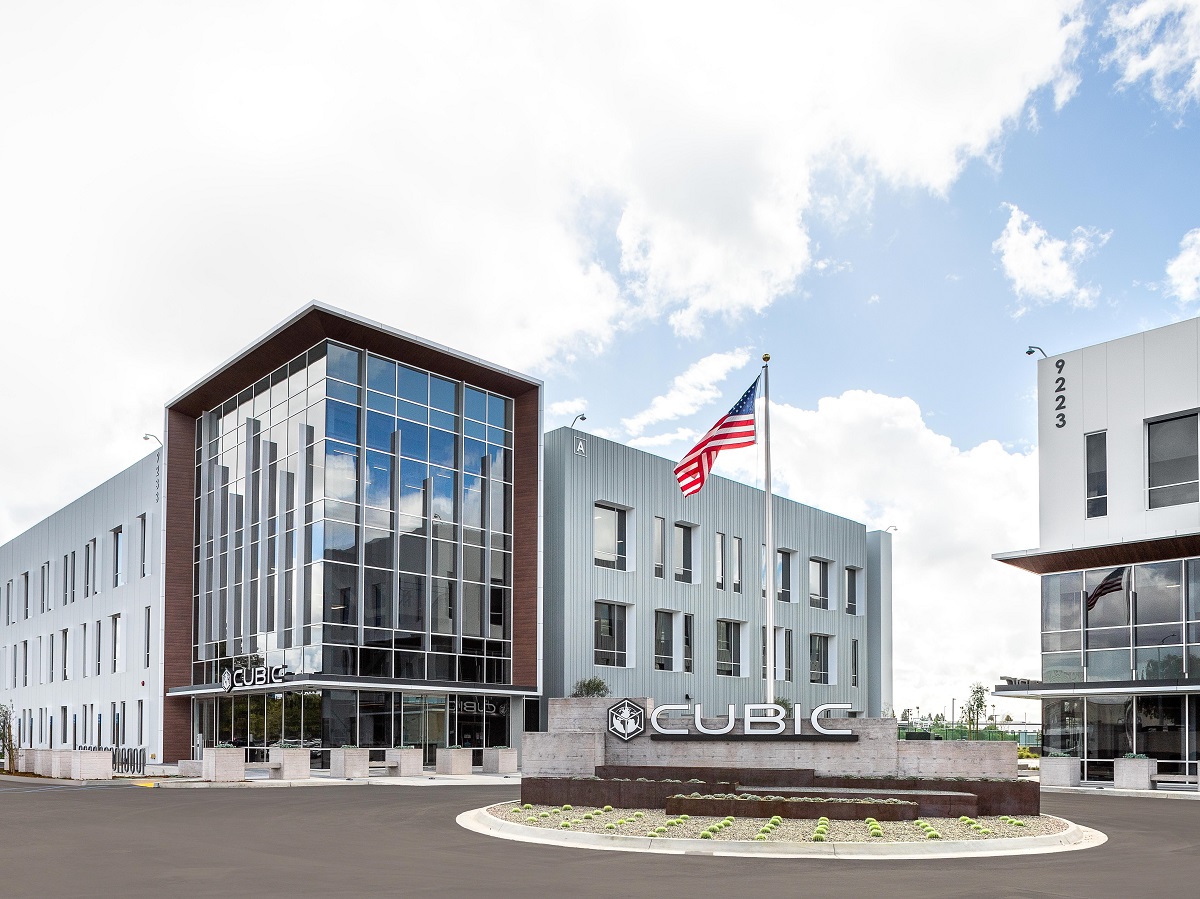 Cubic Corp.'s new headquarters. Image courtesy of Cisterra Development 