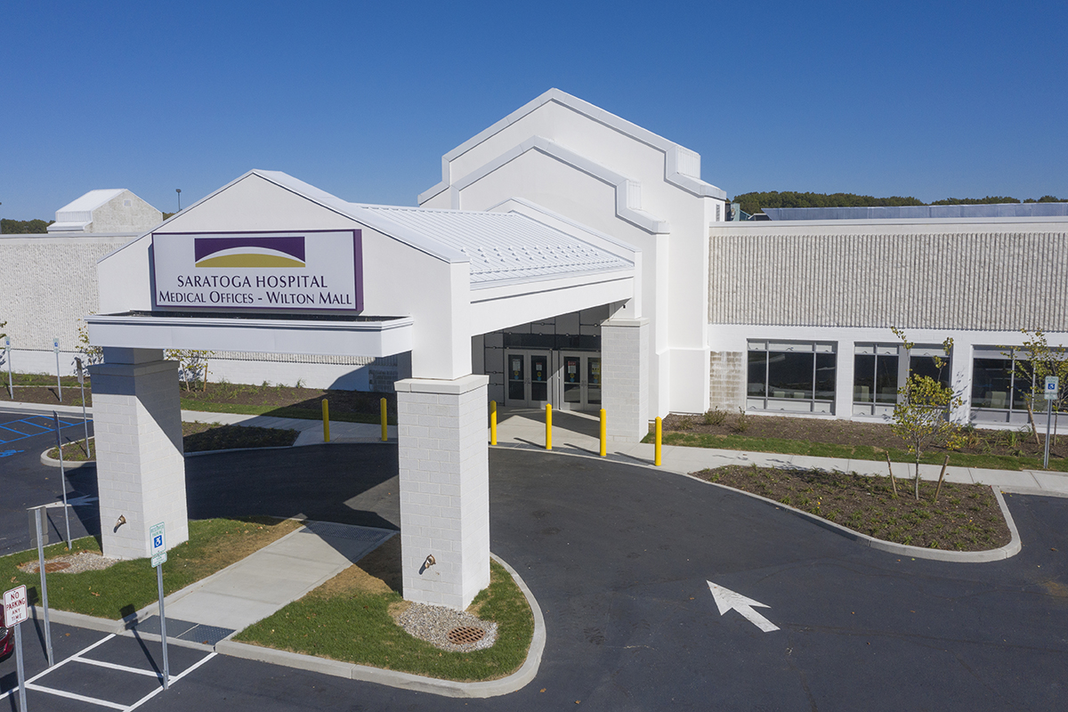 At Wilton Mall in Saratoga Springs, N.Y., Saratoga Hospital is leasing 56,000 square feet of space that used to house a Sears. So far, the hospital is currently using about 44,000 square feet of space for offices, surgical podiatry services and the Center for Wound Healing and Hyperbaric Medicine. Image courtesy of Saratoga Hospital