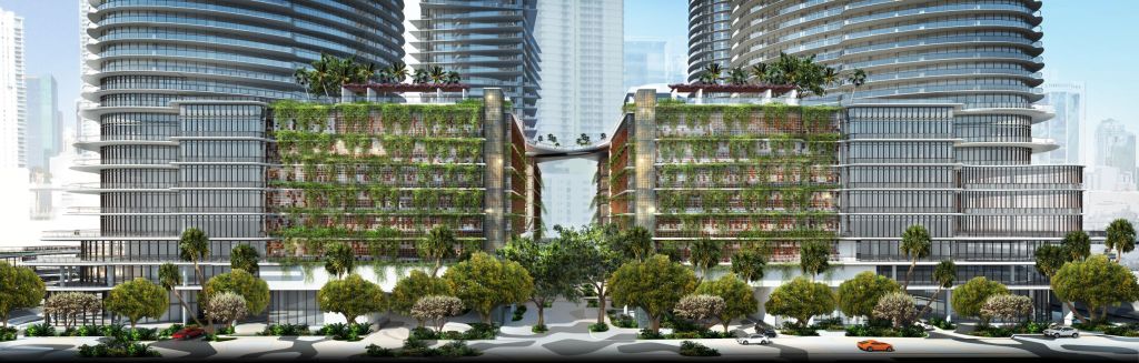 Streetscape at the upcoming Miami River project