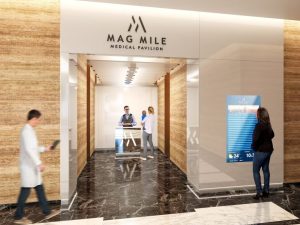 875 North Michigan Avenue Lobby for Mag Mile Medical Pavilion