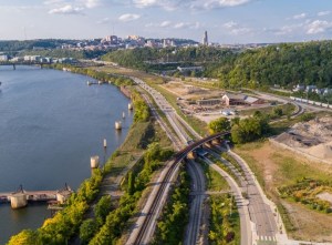 Aerial View of Hazelwood Green