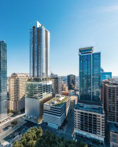 mixed-use office tower rendering Austin 