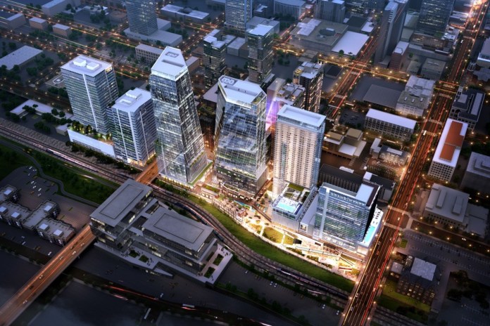 Nashville Yards, a mixed-use development in downtown Nashville