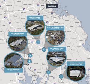 Arden Logistics Parks has entered the Greater Boston area with the purchase of an eight-property portfolio totaling 1.3 million square feet.