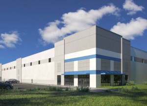 Hunt Midwest has broken ground on the first building at Evergreen Logistics Park, an industrial complex planned for Anderson, S.C.