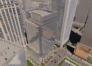 600 South Tryon, Charlotte, N.C. Square Mile Capital provided $184 million in construction financing for the tower, scheduled for completion in 2024. Image courtesy of Square Mile Capital