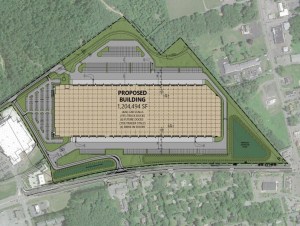 Newland Capital Group’s planned distribution center in Mount Pocono, Pa.