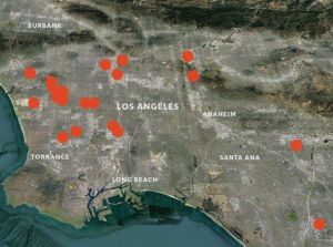 The 20 assets Kidder Mathews Asset Services is managing for Terreno Realty Corp. in Southern California