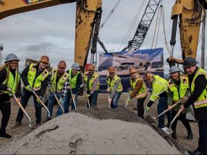 WestRock factory groundbreaking