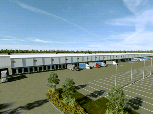 Pineview Trade Center. Rendering courtesy of Colliers