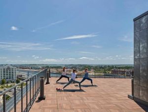 Two Drydock outdoor patio