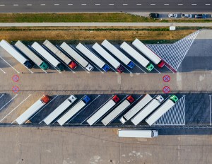 Distribution trucks