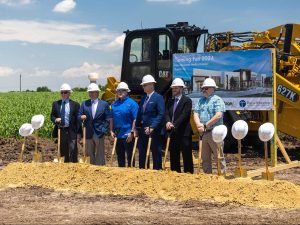 Groundbreaking ceremony of Hunt Regional Healthcare. Image courtesy of NexCore Group