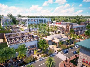 Live at the Pomp, the retail core of The Pomp, a mixed-use project in Pompano Beach, Fla.