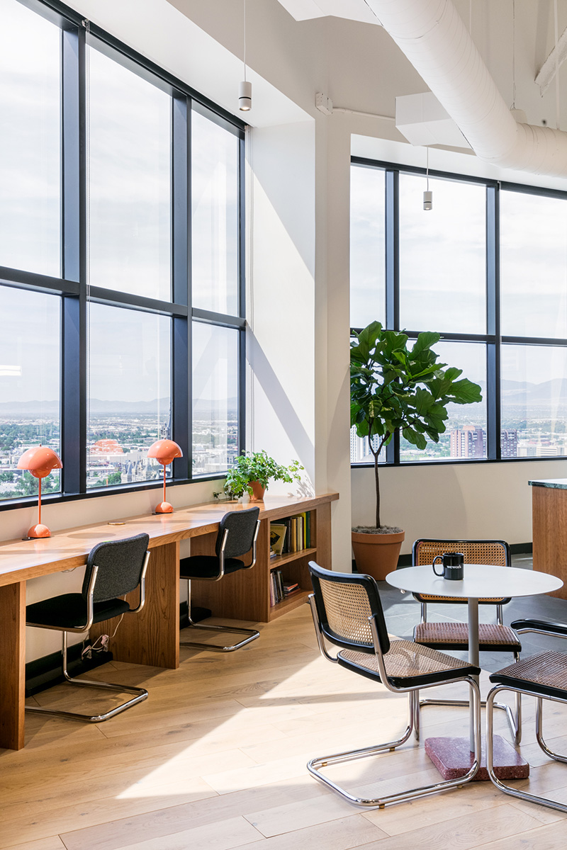 Founded in 2008, WeWork quickly became synonymous with the nascent coworking sector. Its Alpharetta, Ga. property, is one of several in metro Atlanta and the company’s second location in the city’s suburbs. Image courtesy of WeWork