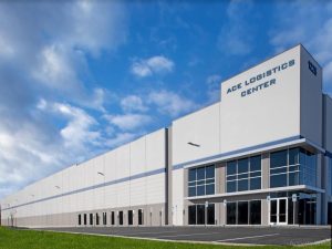 Exterior shot of Tower Logistics Center in Aberdeen, Md.