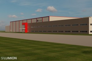 Rendering of the Magna plant in Lawrenceburg, Tenn. 