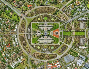 Aerial building photo