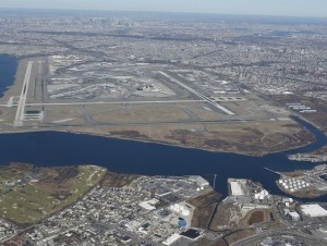 Aerial view of JFK International Airport in Queens, N.Y. 