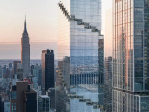 The developer broke ground on The Spiral in 2018. Image by Laurian Ghinitoiu, courtesy of BIG|Bjarke Ingels Group