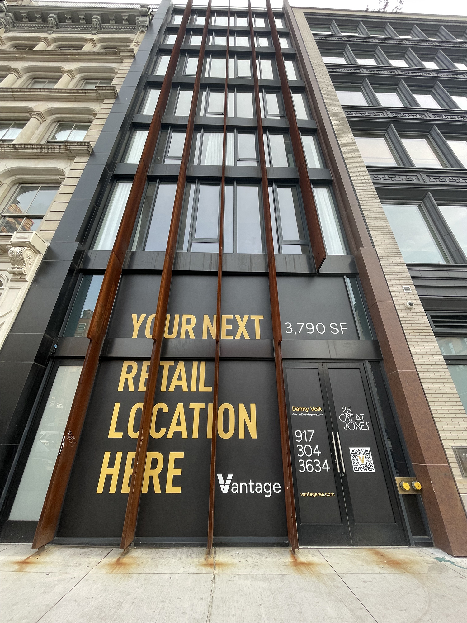A recent project, 25 Great Jones St. in New York City. Retail demand in New York City varies greatly depending upon the submarket, as is the trend with many cities across the nation. Image courtesy of Vantage Real Estate Advisors. 