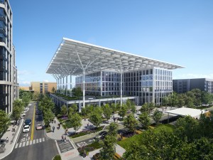 Rendering of the new HITT headquarters in Falls Church, Va.
