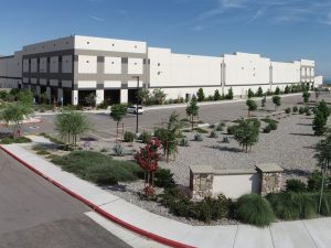 The 480,000-square-foot building is part of Tejon Ranch Commerce Center in Lebec, Calif.