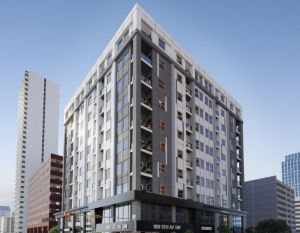 The Cornerstone at 909 Fifth Ave. S.W. is the first office-to-residential conversion property to be completed in Calgary, Canada